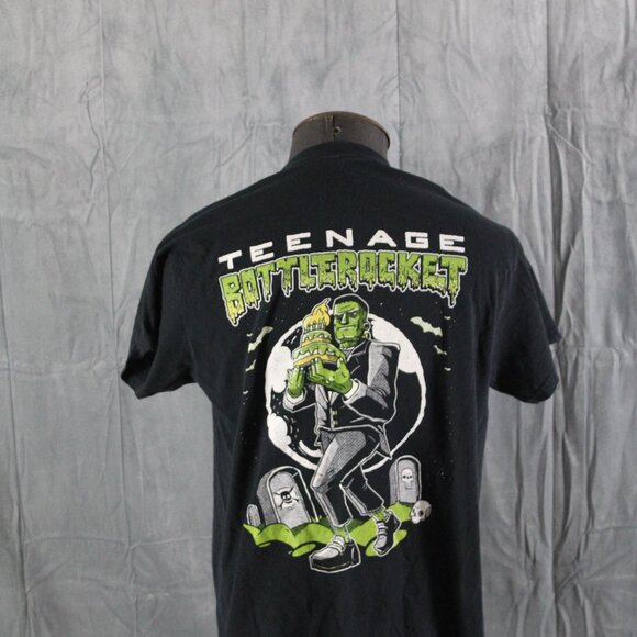 Punk Band Shirt - Teenage Bottlerocket Monster Graphic - Men's Medium - Picture 7 of 9